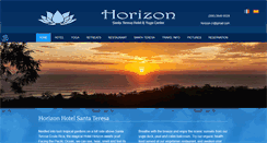 Desktop Screenshot of horizon-yogahotel.com